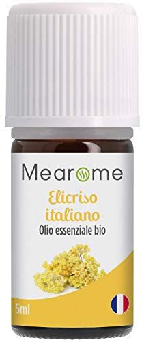 Plastimea Olio essenziale di Elicriso Italiano   Urti, colpi e piccoli tagli   Contro le vene varicose   Aromaterapia, Diffusori, Massaggi, Uso Alimentare   Certificato OEBBD OECT Agricoltura Biologica   5 ML