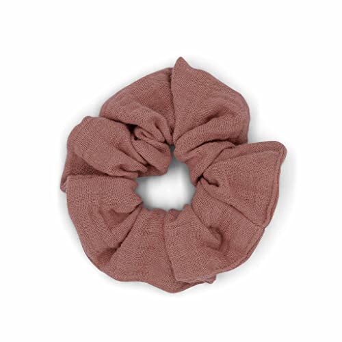 Hutch & Putch Mussola Scrunchie Adulti (Rosa Antico)