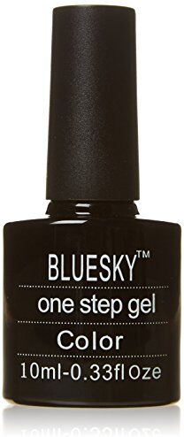 BLUESKY UV/LED One Step numero 084 semipermanente soak-off Gel, 10 ml, colore: rosa, motivo: Tulipani