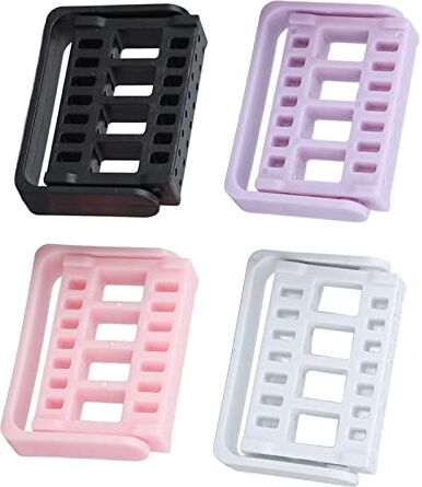 Generic Espositore Porta Punte per Trapano per Unghie Scatola Portaoggetti Organizer da 16 Bit, Ideale per Organizzare Nail Art, Raccogliere, Conservare, Design Portatile con Diversi