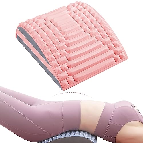 Generic Acemend Refresh Barella per Collo e Schiena,Piastra per Colonna Vertebrale Regolabile a Più,Correttore Posturale per Collo,Alleviare Il Dolore Lombare,per Ernia del Disco,Sciatica (rosa)