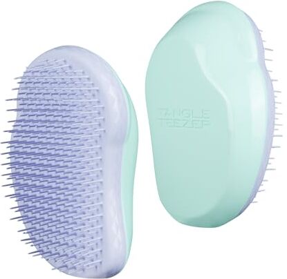 Tangle Teezer The Fine & Fragile Hairbrush   Quick Detangling for Wet & Dry Hair   Suitable for All Hair Types   Softer Teeth & Ergonomic Design   Mint Violet