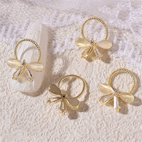 Generic Ornamenti per unghie Accessori per decorazioni per unghie con ciondolo a fiocco Accessori per decorazioni per unghie a forma di farfalla Perla per unghie Decorazione per unghie (K8-2403)