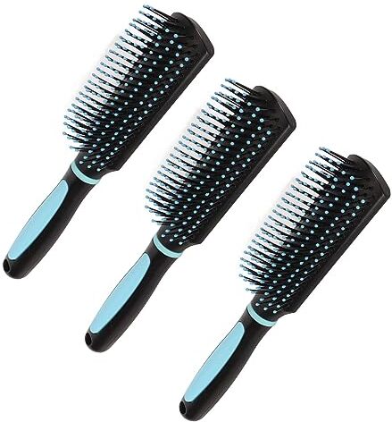 Generic Pettine Districante, Spazzola per Capelli a 9 File per Acconciare Capelli Ricci Ondulati, Ammorbidisce e Ispessisce i Capelli, Favorisce la Circolazione Sanguigna, Design