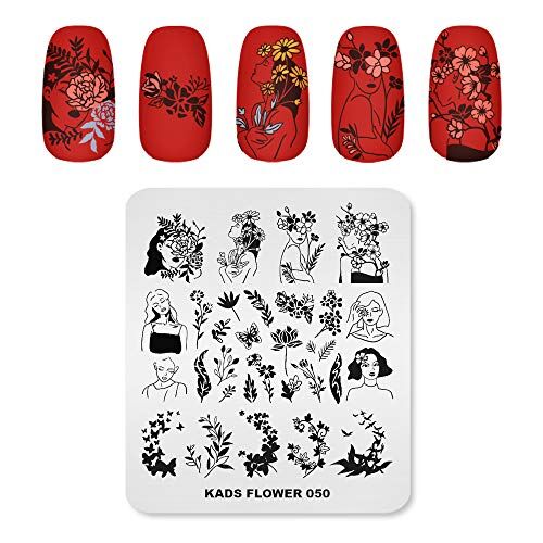 KADS Nail Art Stamp Plate Fashion Series Nail stamping piastra modello immagine piastra Nail Art strumento di decorazione fai da te (FL050)