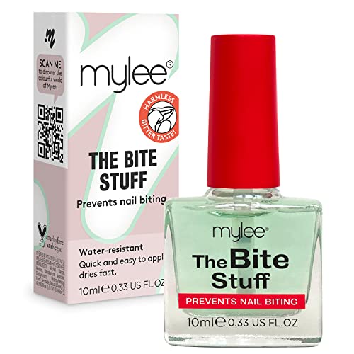 MYLEE The Bite Stuff – Smalto Amaro trasparente per Non Mangiarsi le Unghie Stop Rosicchiamento, Anti Onicofagia, Prevenzione per adulti e bambini, Applicazione Facile e Rapida, Resistente all’Acqua