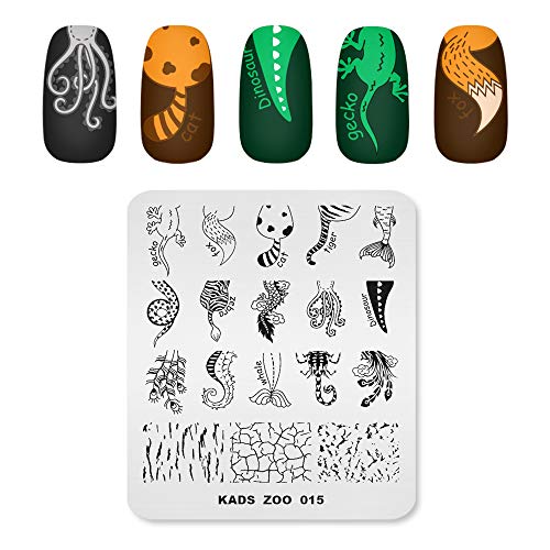 KADS Nail Art Stamp Plate Fashion Series Nail stamping piastra modello immagine piastra Nail Art strumento di decorazione fai da te (ZO015)