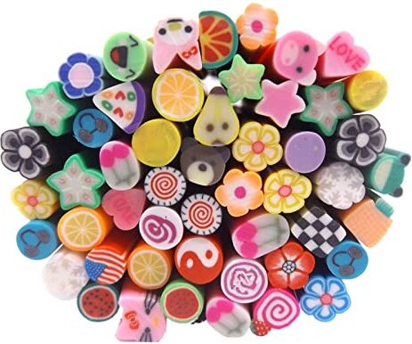 Warm Girl Calda Ragazza 50PC Canne Design 3D Bastoni Sticker Nail Art Decorazioni Nail Art Strumenti