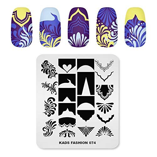 KADS FA064 新  Nail Art Stamp Plate Fashion Series Nail Stamping piastra Modello Immagine Piastra Nail Art DIY Decorazione Strumento (FA074)