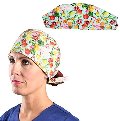 GIMA CAPPELLINO FANTASIA Fenicotteri Taglia grande (L), consigliata per uomini e donne con capelli lunghi e ricci.