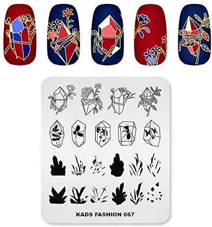 KADS FA064 新  Nail Art Stamp Plate Fashion Series Nail timbratura piastra modello immagine piastra Nail Art DIY decorazione strumento (FA067)