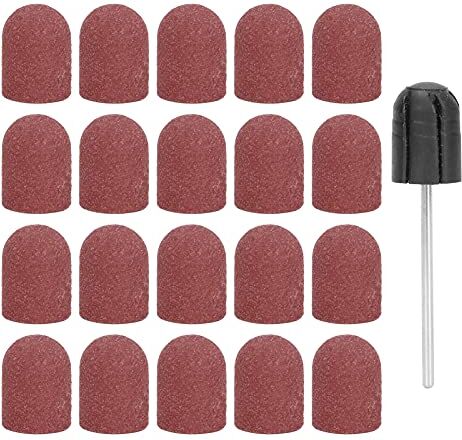 Generic Set di Punte da Trapano per Fascia Abrasiva per Unghie, Accessori per Lucidatura di Nail Art, Alta Resistenza Ed Efficienza, Lunga Durata, Facile da Usare, Adatto per Unghie e