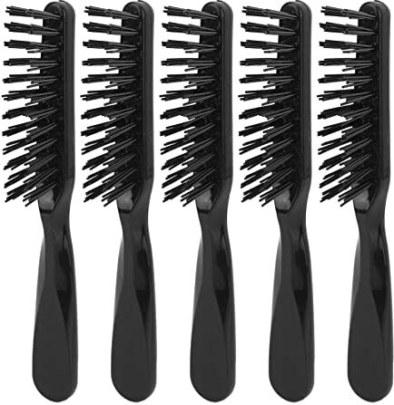 Generic Pettine per Pulizia Spazzole Ergonomico da 5 Pezzi per Spazzola per Capelli, Strumento per Denti Irregolari per Rimuovere la Polvere Dai Capelli, Uso nel Salone di Casa