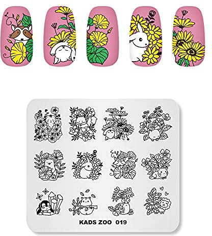 KADS Nail Art Stamp Plate Fashion Series Nail stamping piastra modello immagine piastra Nail Art strumento di decorazione fai da te (ZO019)