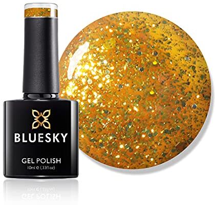 BLUESKY Shellac s punta di diamante di scintillio del gel polacco di chiodo UV Vip 10ml