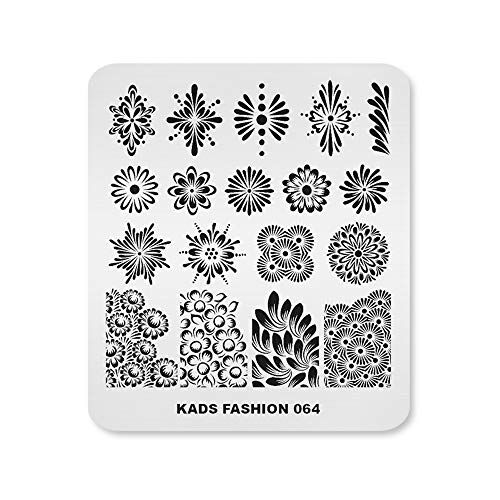 KADS Nail Art Template Nail Stamping piastra DIY Manicure Strumento Decorazione Nail Design (FA064)