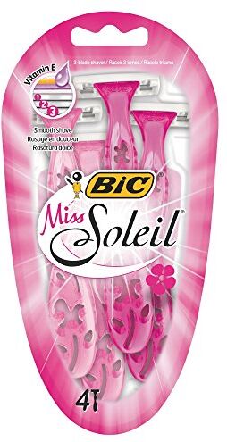 BIC – Set di 5 giochi di 4 Bodygroom décorés Miss sole 3 lame Cellulare + fascia lubrificante