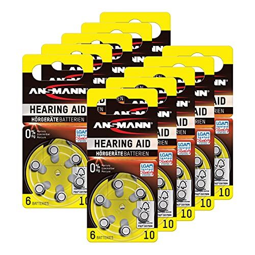 Ansmann -Batterie allo zinco per apparecchi acustici