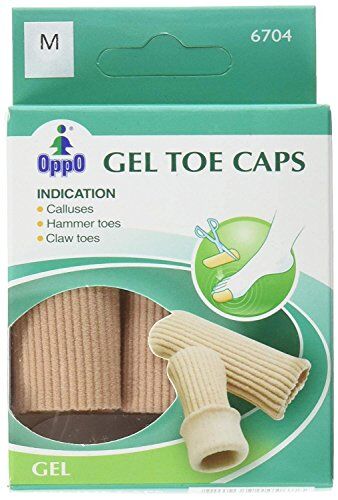 Oppo Gel Toe and Finger Cap, Size : Small, Model No : 6704 2 / Pack by