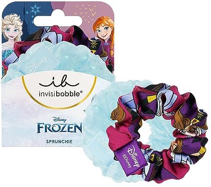 invisibobble KIDS Scrunchie Disney Frozen Set di 2 colori e azzurro Scrunchies per bambine   Scrunchies per bambine   Set esclusivo di scrunchies per bambini