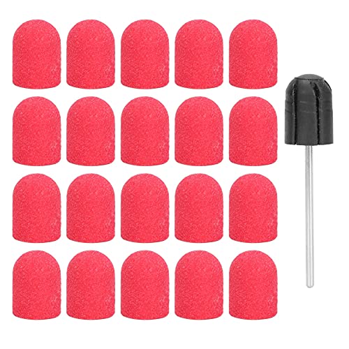 Generic Set di Punte da Trapano per Fascia Abrasiva per Unghie, Accessori per Lucidatura di Nail Art, Alta Resistenza Ed Efficienza, Lunga Durata, Facile da Usare, Adatto per Unghie e