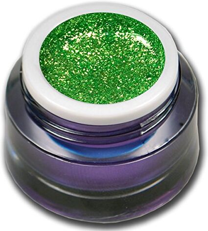 RM Beautynails Premium Chrome Glitter Farbgel N. 08 Green di Flash Verde 5 ML RM Beauty Nails