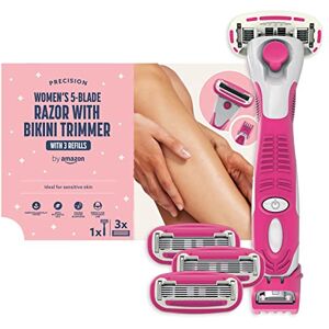 by Amazon Rasoio da donna a 5 lame con rifinitore 3 in 1 + 3 ricariche by Amazon Rasoio da donna a 5 lame con rifinitore 3 in 1 + 3 ricariche