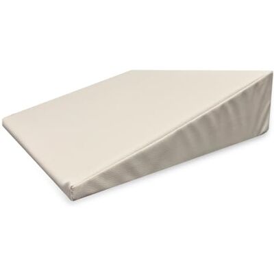 Quirumed Cuscino a cuneo, Misure 40 x 50 x 13 cm, Colore bianco, Ergonomico, Similpelle, Imbottitura flessibile, Cuscino per massaggi, Fisioterapia, Supporto per la schiena Quirumed Cuscino a cuneo, Misure 40 x 50 x 13 cm, Colore bianco, Ergonomico, Similpelle, Imbottitura flessibile, Cuscino per massaggi, Fisioterapia, Supporto per la schiena