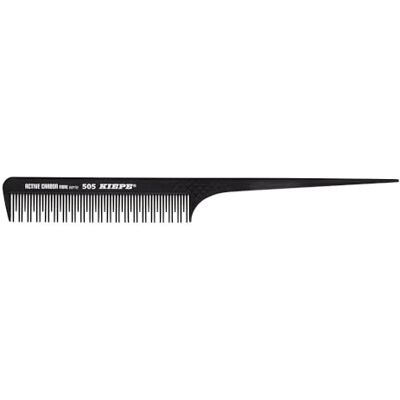 Kiepe Pettine per capelli Active Carbon Fibre – Pettine professionale da parrucchiere per donna e uomo – Resistente al calore fino a 230°C – Antistatico – Leggero & resistente – Nero Kiepe Pettine per capelli Active Carbon Fibre – Pettine professionale da parrucchiere per donna e uomo – Resistente al calore fino a 230°C – Antistatico – Leggero & resistente – Nero