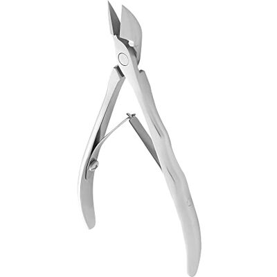 Staleks K-01 Tronchesino professionale per cuticole, lunghezza 12 cm, taglio 1,4 cm, custodia protettiva in pelle Staleks K-01 Tronchesino professionale per cuticole, lunghezza 12 cm, taglio 1,4 cm, custodia protettiva in pelle