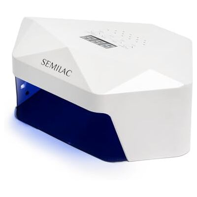 Semilac Lampada UV professionale da 54/36 W per unghie in gel, con 4 tempi di polimerizzazione, display digitale, base rimovibile per una facile manicure e pedicure, asciugatura rapida. Semilac Lampada UV professionale da 54/36 W per unghie in gel, con 4 tempi di polimerizzazione, display digitale, base rimovibile per una facile manicure e pedicure, asciugatura rapida.