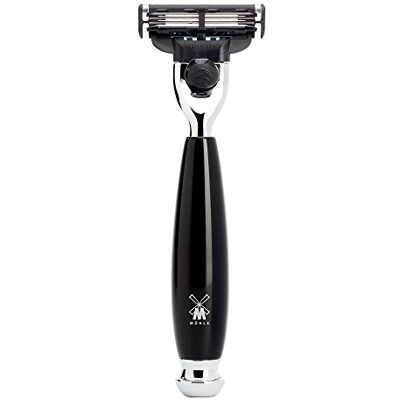 MÜHLE Rasoio bagnato – Serie Vivo – compatibile con lame Gillette – resina pregiata nera MÜHLE Rasoio bagnato – Serie Vivo – compatibile con lame Gillette – resina pregiata nera