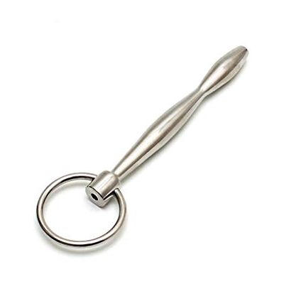 Rimba Plug uretrale cavo con anello Argento Rimba Plug uretrale cavo con anello Argento