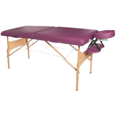 3B Scientific Lettino per Massaggi Portatile in Legno, Modello Deluxe, Bordeaux 3B Scientific Lettino per Massaggi Portatile in Legno, Modello Deluxe, Bordeaux