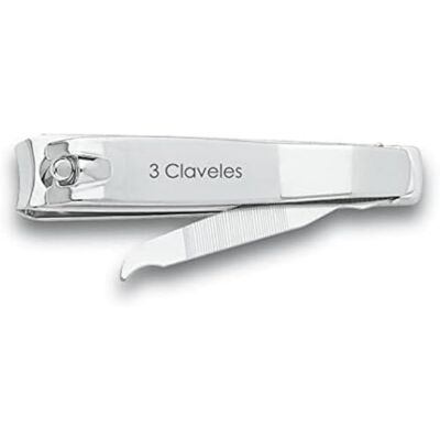 3 Claveles 12418 Tagliaunghie Con lima, 6 cm 3 Claveles 12418 Tagliaunghie Con lima, 6 cm