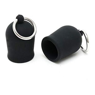 Rimba Succhia capezzoli con anello Argento/Nero Rimba Succhia capezzoli con anello Argento/Nero