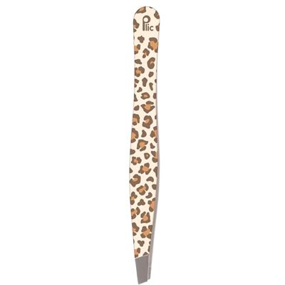 PLIC ECO PLIC BEAUTY Pinza per depilazione leopardata Pareti polarizzate motivo animaliere acciaio inossidabile alta precisione PLIC ECO PLIC BEAUTY Pinza per depilazione leopardata Pareti polarizzate motivo animaliere acciaio inossidabile alta precisione