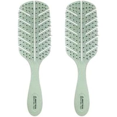 Beter – Confezione da 2 spazzole per capelli scheletro anti-strappo Natural Fiber, realizzate in fibre di grano, spazzola districante anti-nodi e anti-rottura Beter – Confezione da 2 spazzole per capelli scheletro anti-strappo Natural Fiber, realizzate in fibre di grano, spazzola districante anti-nodi e anti-rottura