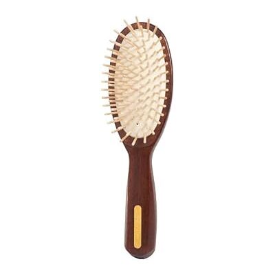 TEK Spazzola Ovale Grande con Dente Corto in Legno di Ovangkol TEK Spazzola Ovale Grande con Dente Corto in Legno di Ovangkol