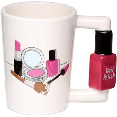 Puckator , Tazza con Manico a Forma di Smalto Puckator , Tazza con Manico a Forma di Smalto