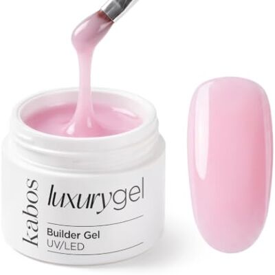 Kabos Luxury Builder Gel UV/LED 30g Strawberry Milk – Gel Costruttore Unghie Autolivellante Ricostruzione, Allungamento e Modellatura Alta Aderenza, Effetto Naturale Kabos Luxury Builder Gel UV/LED 30g Strawberry Milk – Gel Costruttore Unghie Autolivellante Ricostruzione, Allungamento e Modellatura Alta Aderenza, Effetto Naturale