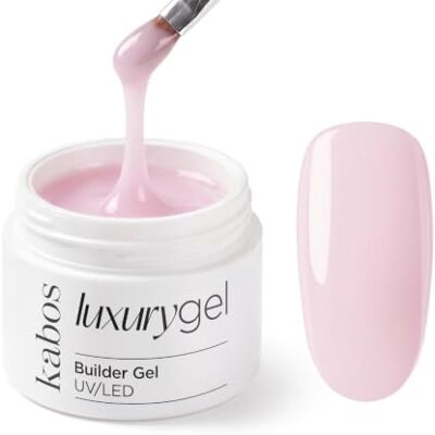 Kabos Luxury Builder Gel UV/LED 30g Bare Beige – Gel Costruttore Unghie Autolivellante Ricostruzione, Allungamento e Modellatura Alta Aderenza, Effetto Naturale Kabos Luxury Builder Gel UV/LED 30g Bare Beige – Gel Costruttore Unghie Autolivellante Ricostruzione, Allungamento e Modellatura Alta Aderenza, Effetto Naturale