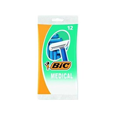 BIC Pochette da 12 Rasoi Medical 1 lama + pettine BIC Pochette da 12 Rasoi Medical 1 lama + pettine