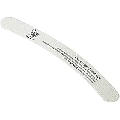 Peggy Sage Lima per unghie 2 facce forma dura banana bianca 100/180 122503, 1 unità Peggy Sage Lima per unghie 2 facce forma dura banana bianca 100/180 122503, 1 unità