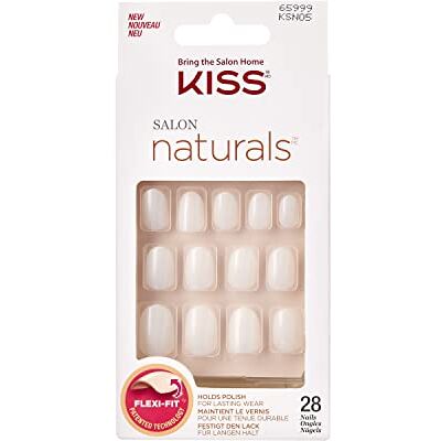 Kiss Salon Natural "Stir It Up" 28 unghie finte da incollare fai da te, 2 g, colla per unghie, 1 bastoncino per manicure, 1 mini lima Kiss Salon Natural "Stir It Up" 28 unghie finte da incollare fai da te, 2 g, colla per unghie, 1 bastoncino per manicure, 1 mini lima