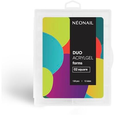 NÉONAIL Unghie Finte Dual Form Forme Duo Acrylgel Gel Unghie Ricostruzione Dual Form Kit Tip Unghie Nail Form Forme Doppie Per Unghie 02 Square Dual Form Quadrate NÉONAIL Unghie Finte Dual Form Forme Duo Acrylgel Gel Unghie Ricostruzione Dual Form Kit Tip Unghie Nail Form Forme Doppie Per Unghie 02 Square Dual Form Quadrate