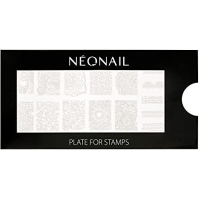 NÉONAIL Nail Art Plate for Stamps 03 Decorazioni Unghie Piastra per Timbro Stamping Unghie Nail Art Template Stencil NÉONAIL Nail Art Plate for Stamps 03 Decorazioni Unghie Piastra per Timbro Stamping Unghie Nail Art Template Stencil