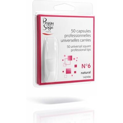 Peggy Sage Universal Square Tips N°6 Peggy Sage Universal Square Tips N°6