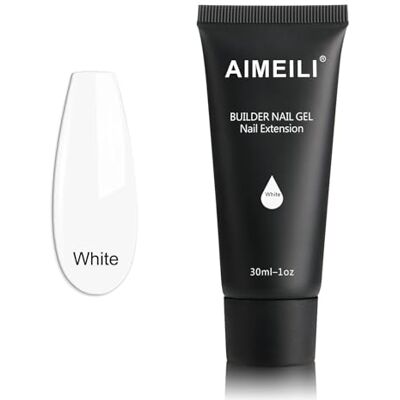 AIMEILI Unghie Finte Fingers Kit Gel Poliuretano Per Unghie Gel Ricostruzione Unghie Allungamento Rapido Del Dito di Costruzione Strumento di Potenziamento Bianco (30ml 1oz) AIMEILI Unghie Finte Fingers Kit Gel Poliuretano Per Unghie Gel Ricostruzione Unghie Allungamento Rapido Del Dito di Costruzione Strumento di Potenziamento Bianco (30ml 1oz)