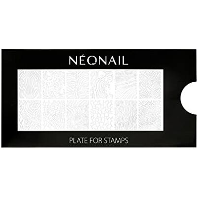 NÉONAIL Nail Art Plate for Stamps 12 Decorazioni Unghie Piastra per Timbro Stamping Unghie Nail Art Template Stencil NÉONAIL Nail Art Plate for Stamps 12 Decorazioni Unghie Piastra per Timbro Stamping Unghie Nail Art Template Stencil